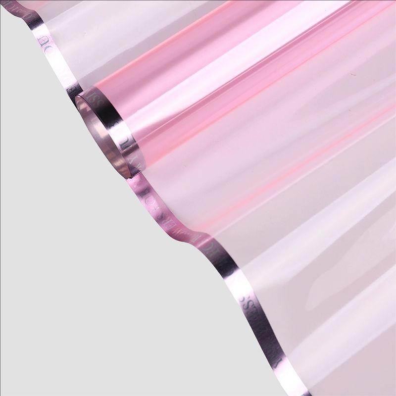 MYHC-73 Spitzen-Glitzerfolie Opp transparente Blumenverpackungsfolie