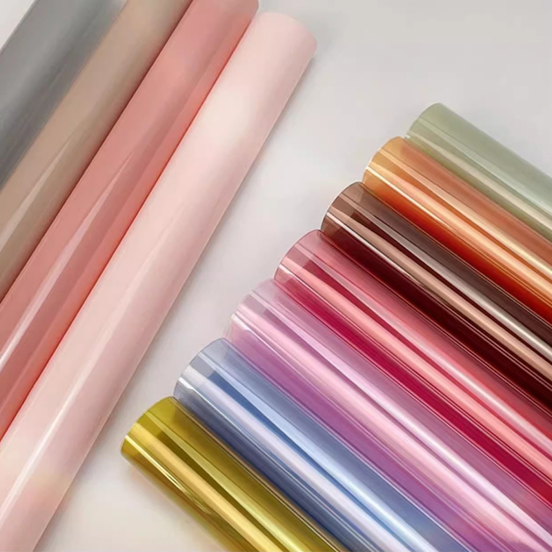 MYHC-74 Jelly Film OPP4.7 Seidentransparentes Blumen-Geschenkpapier