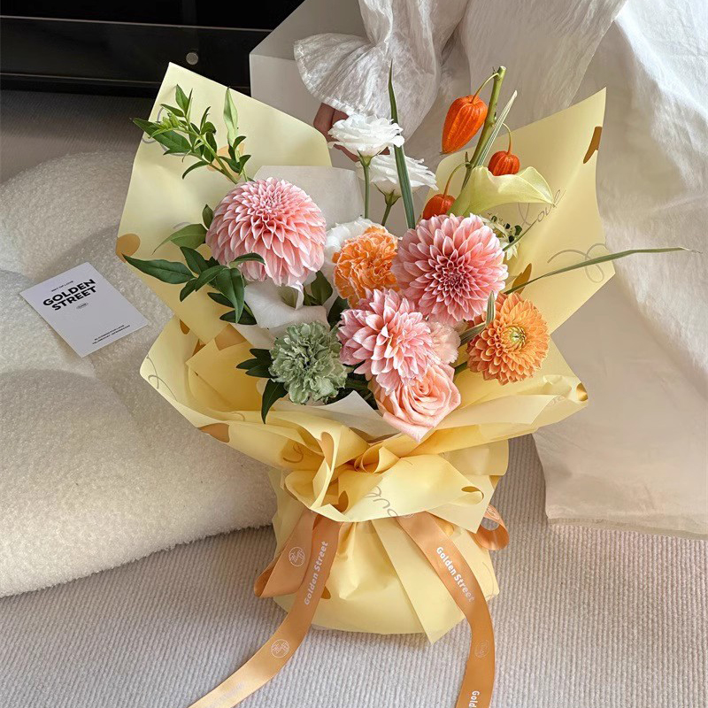 MYHC-75 6 Farben 57×57cm (±2cm) Matte Blumenverpackungsfolie
