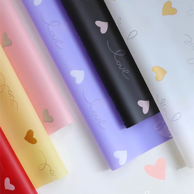 MYHC-75 6 Farben 57×57cm (±2cm) Matte Blumenverpackungsfolie