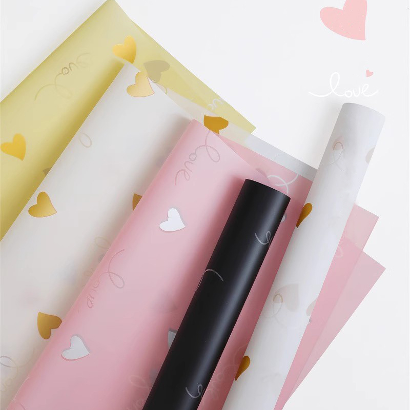 MYHC-75 6 Farben 57×57cm (±2cm) Matte Blumenverpackungsfolie
