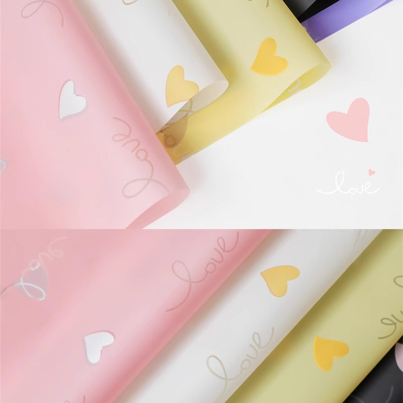 MYHC-75 6 Farben 57×57cm (±2cm) Matte Blumenverpackungsfolie