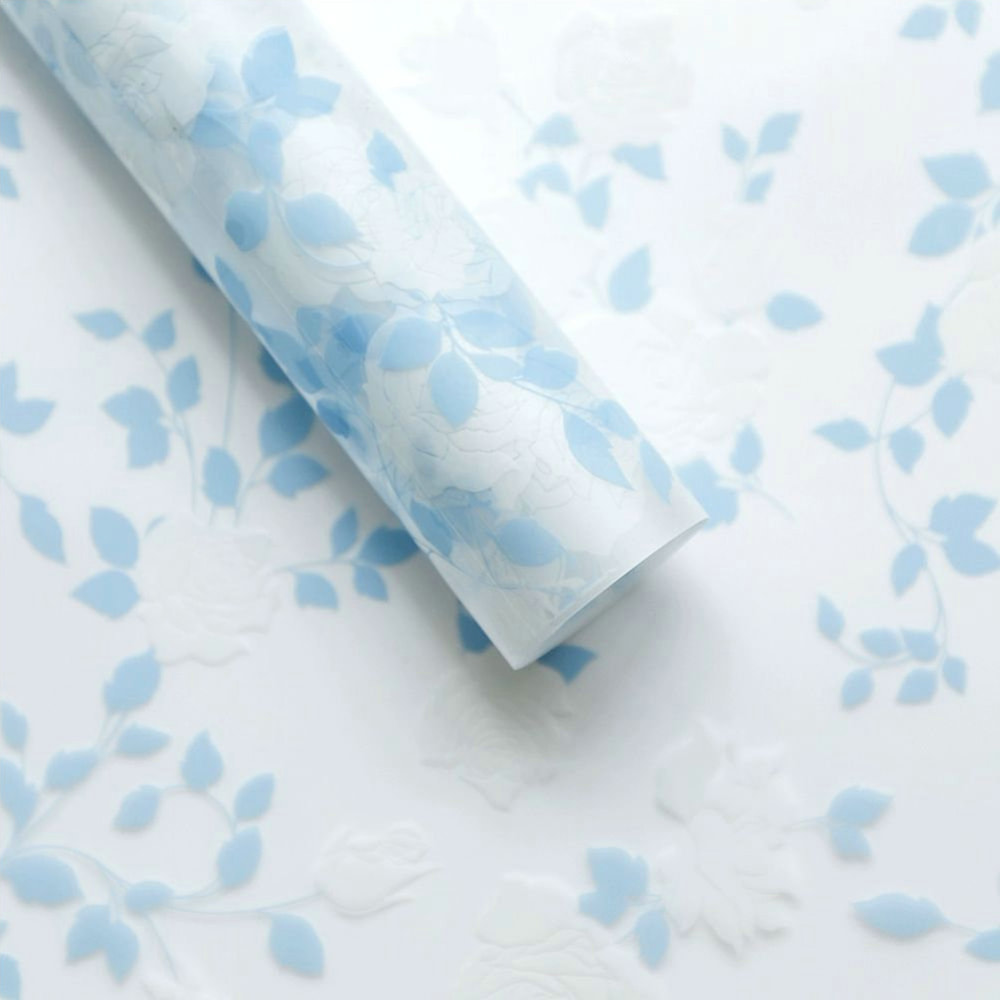 MYHC-79 Rosendruck, zweifarbige, transparente Blumenverpackungsfolie