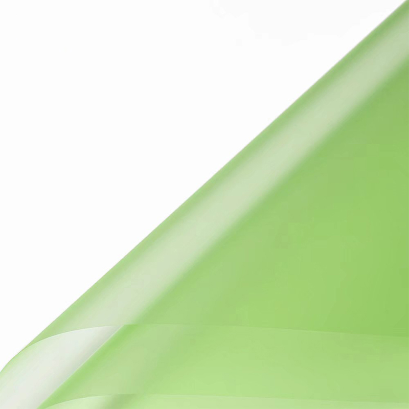 Mattes, einfarbiges, durchscheinendes Blumen-Geschenkpapier