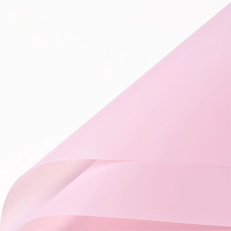 Mattes, einfarbiges, durchscheinendes Blumen-Geschenkpapier