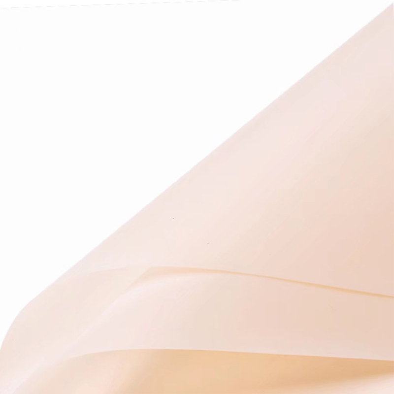 Mattes, einfarbiges, durchscheinendes Blumen-Geschenkpapier