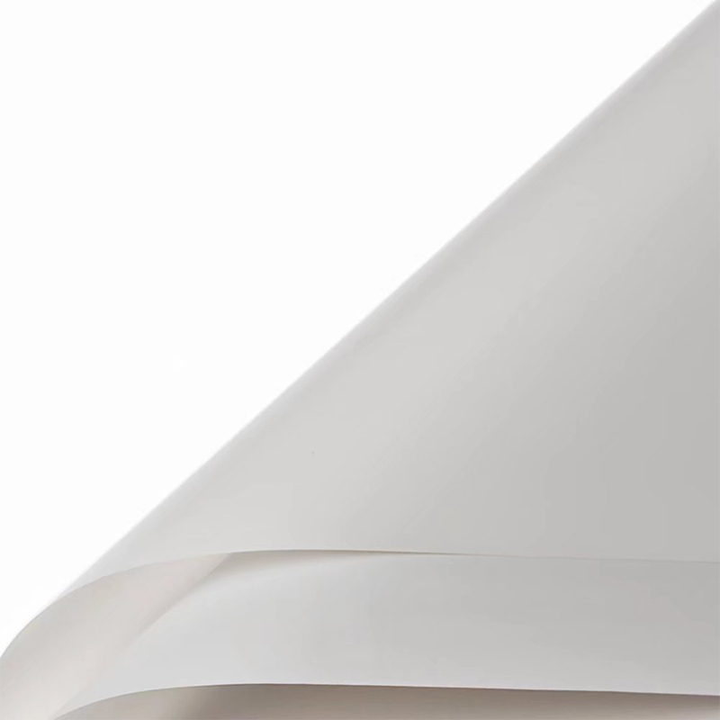 Mattes, einfarbiges, durchscheinendes Blumen-Geschenkpapier