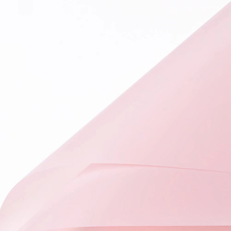 Mattes, einfarbiges, durchscheinendes Blumen-Geschenkpapier