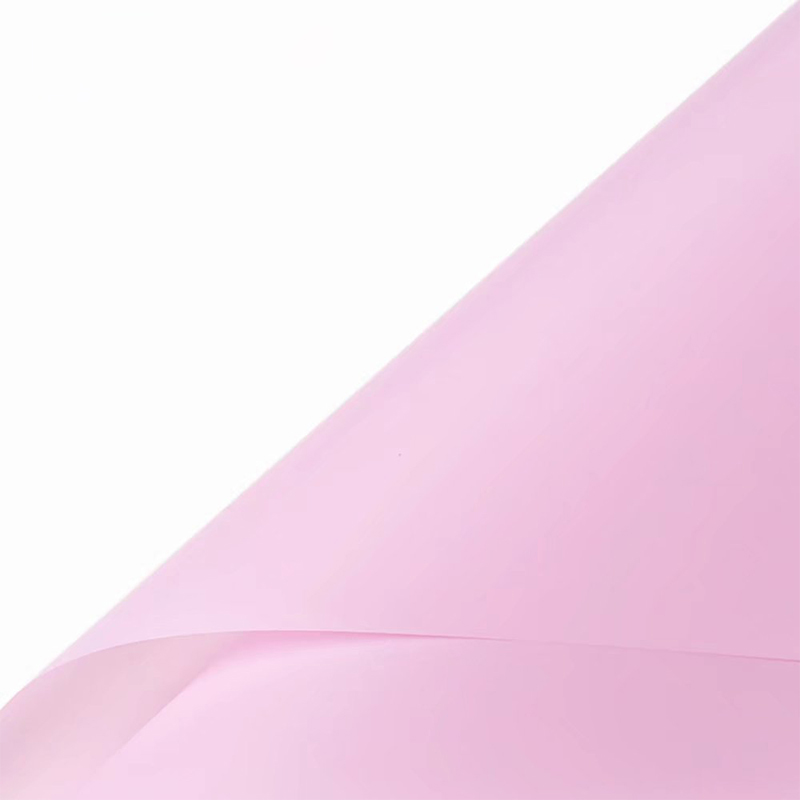 Mattes, einfarbiges, durchscheinendes Blumen-Geschenkpapier