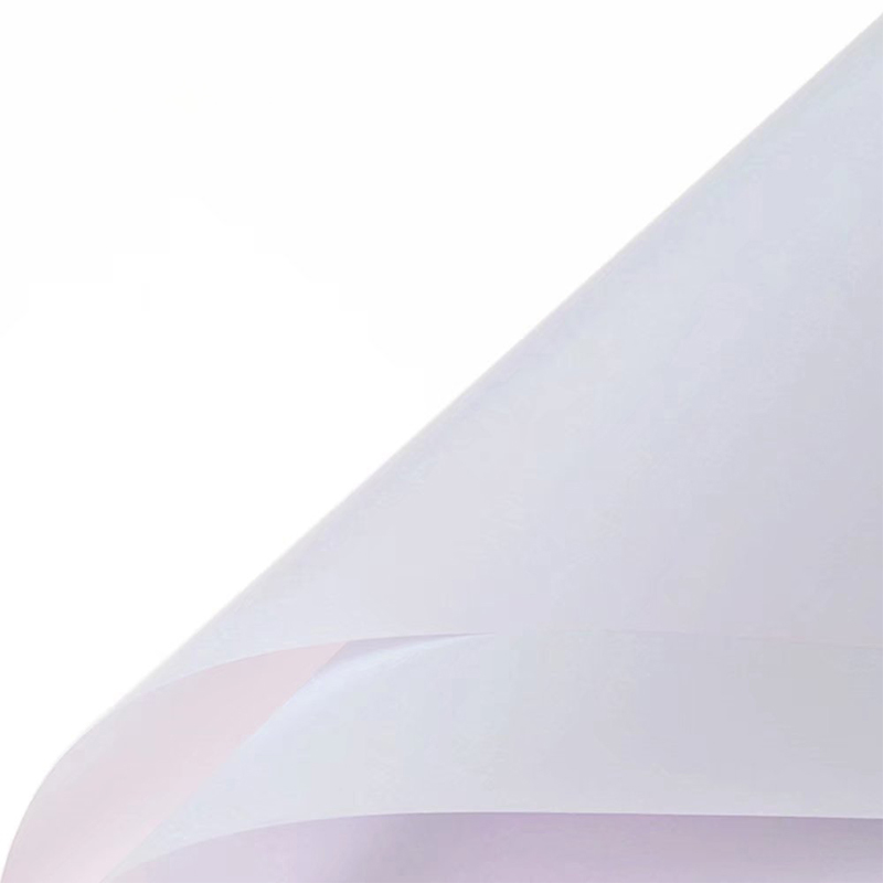 Mattes, einfarbiges, durchscheinendes Blumen-Geschenkpapier