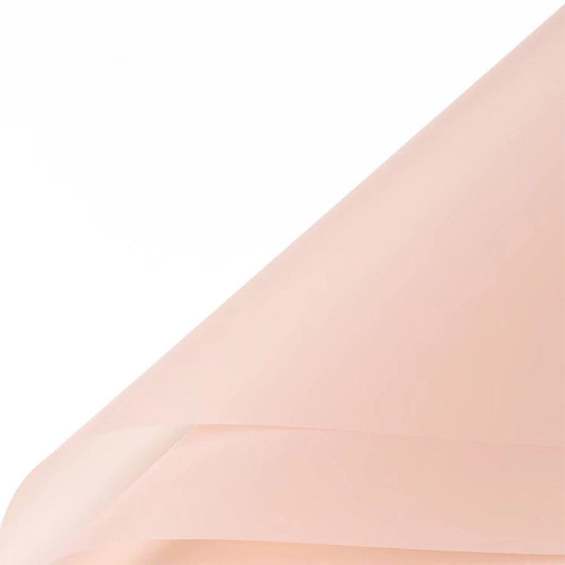Mattes, einfarbiges, durchscheinendes Blumen-Geschenkpapier