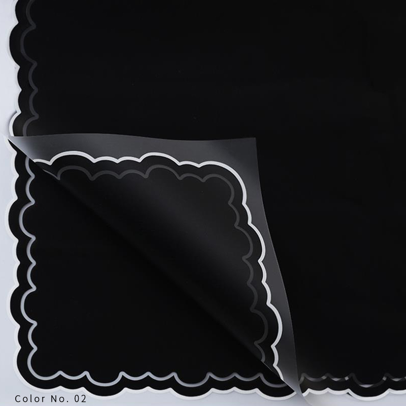 Blumen-Geschenkpapier aus Blütenblatt-Gelee-Folie