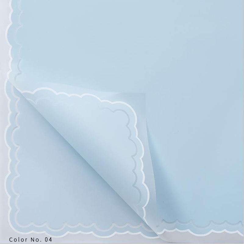 Blumen-Geschenkpapier aus Blütenblatt-Gelee-Folie