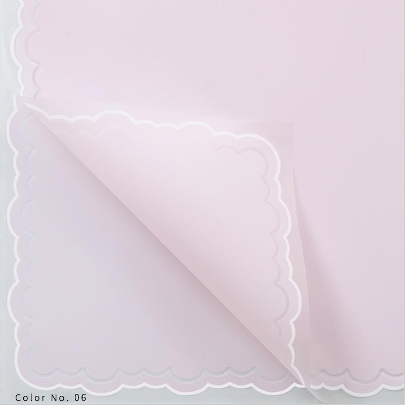 Blumen-Geschenkpapier aus Blütenblatt-Gelee-Folie