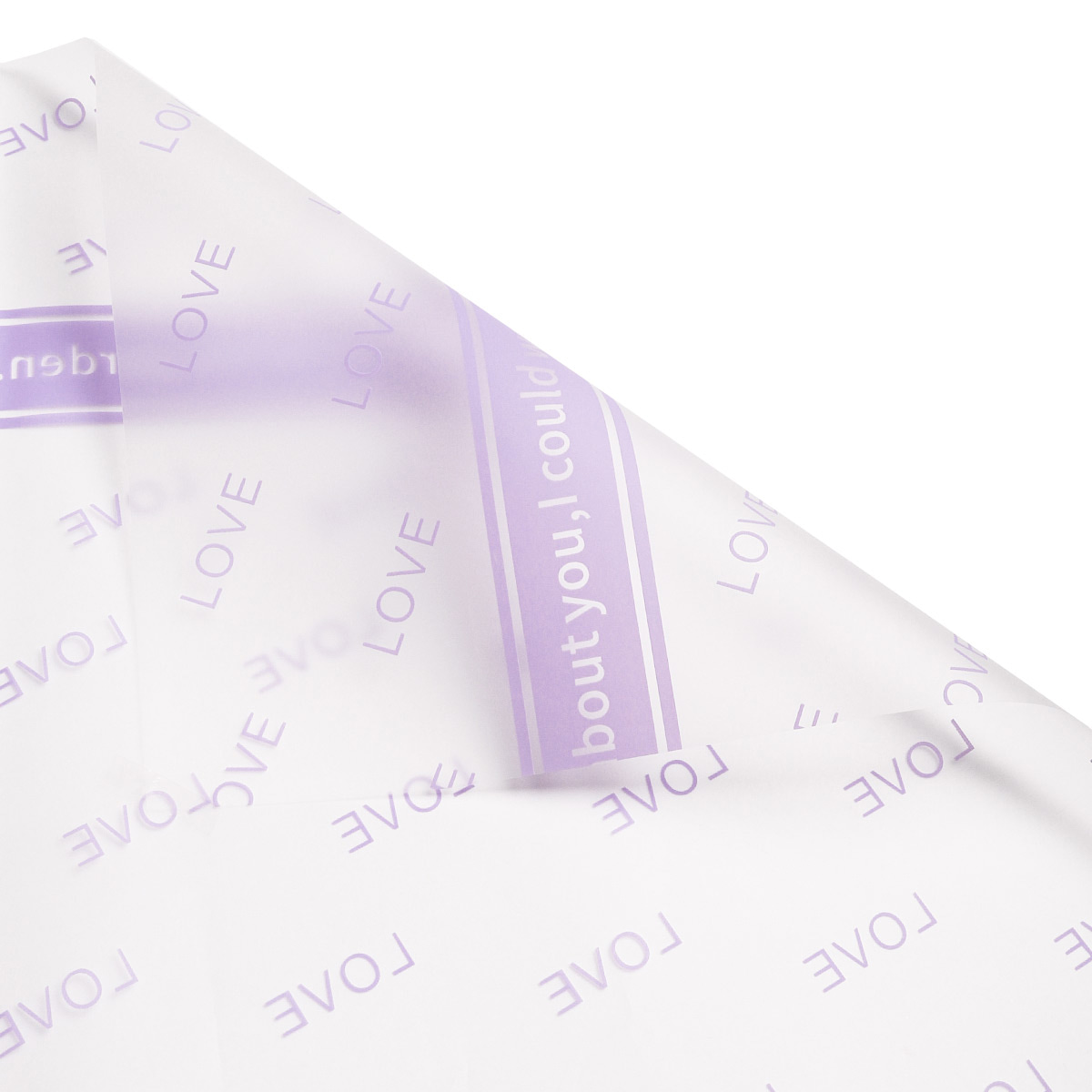 Reißfeste und flexible Blumenverpackungsfolie
