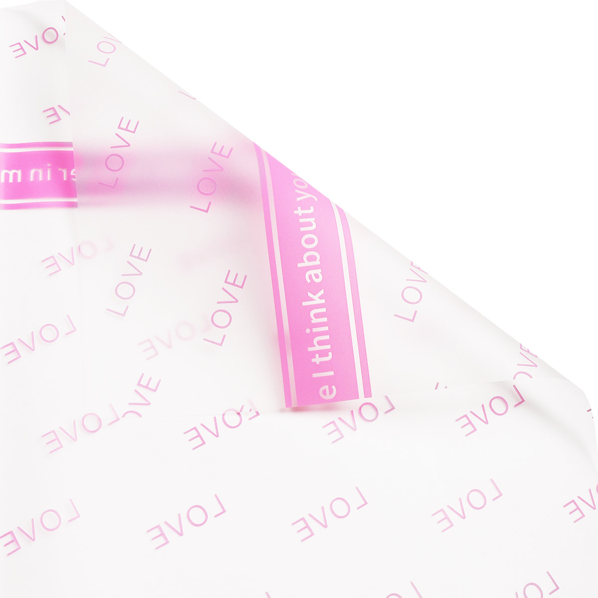 Reißfeste und flexible Blumenverpackungsfolie