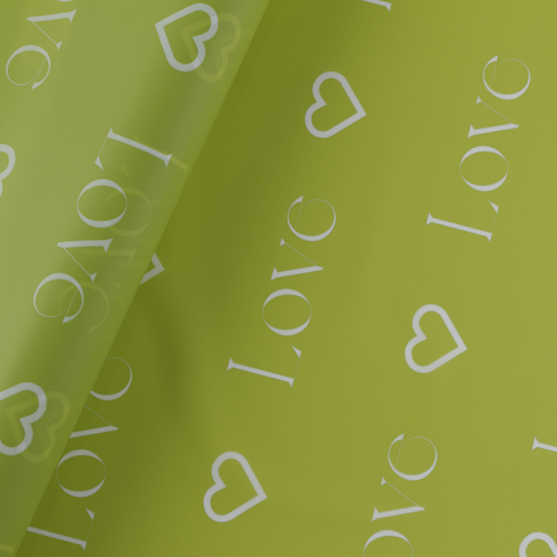 Liebesbriefe-Druckdesign, Blumenverpackung, Nossa-Papier mit wasserfester Beschichtung, bunt