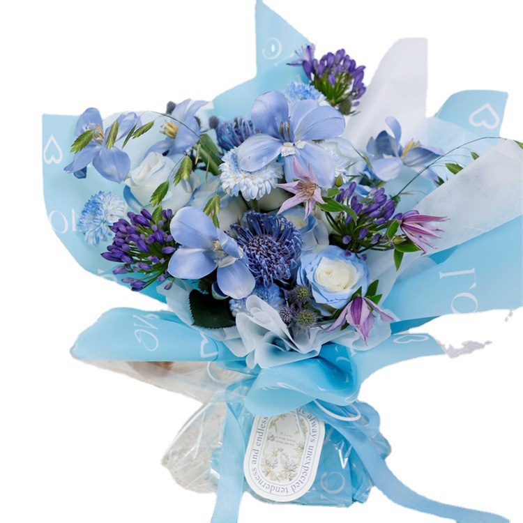 Liebesbriefe-Druckdesign, Blumenverpackung, Nossa-Papier mit wasserfester Beschichtung, bunt