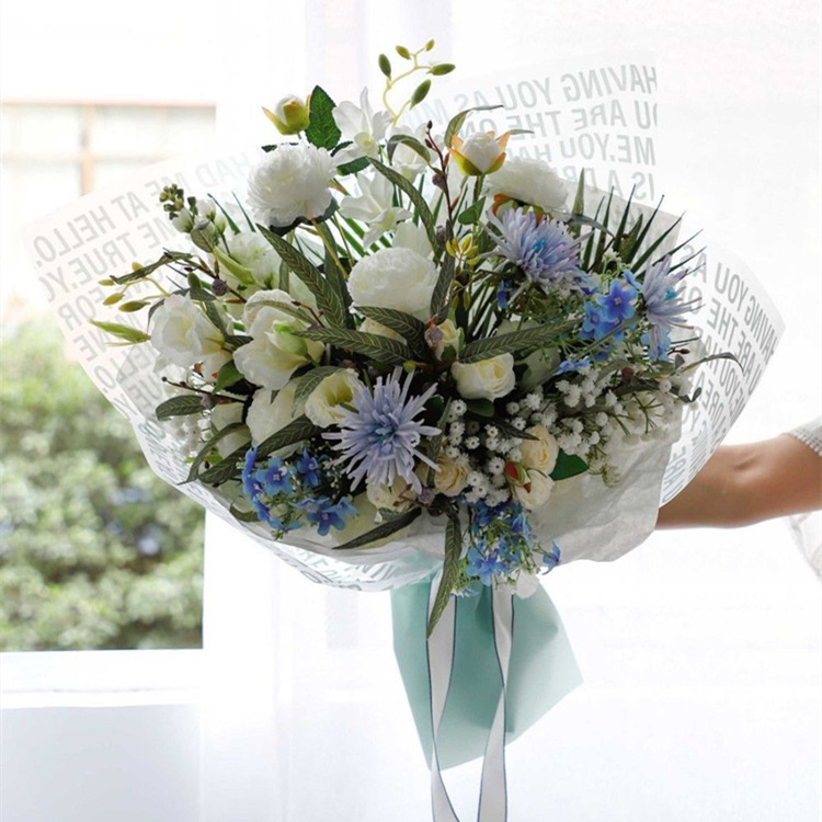 Wasserfest beschichtetes Kunstblumen-Geschenkpapier von Nossa