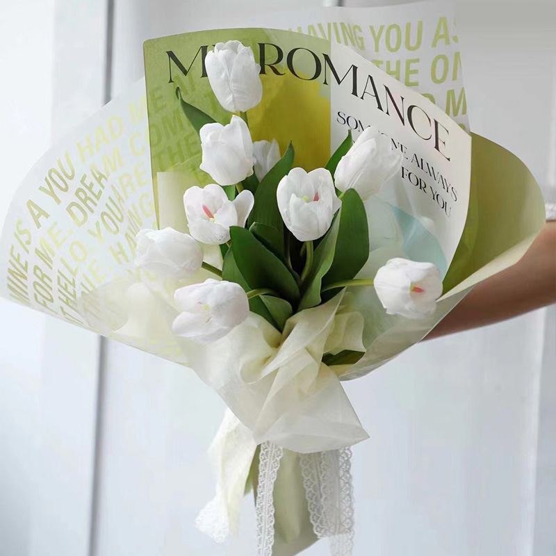 Wasserfest beschichtetes Kunstblumen-Geschenkpapier von Nossa