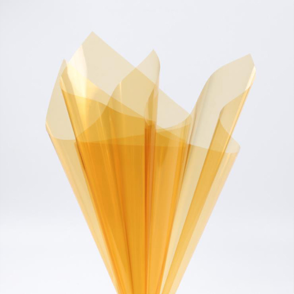 Wasserfestes, transparentes Blumen-Geschenkpapier aus Kristallglas