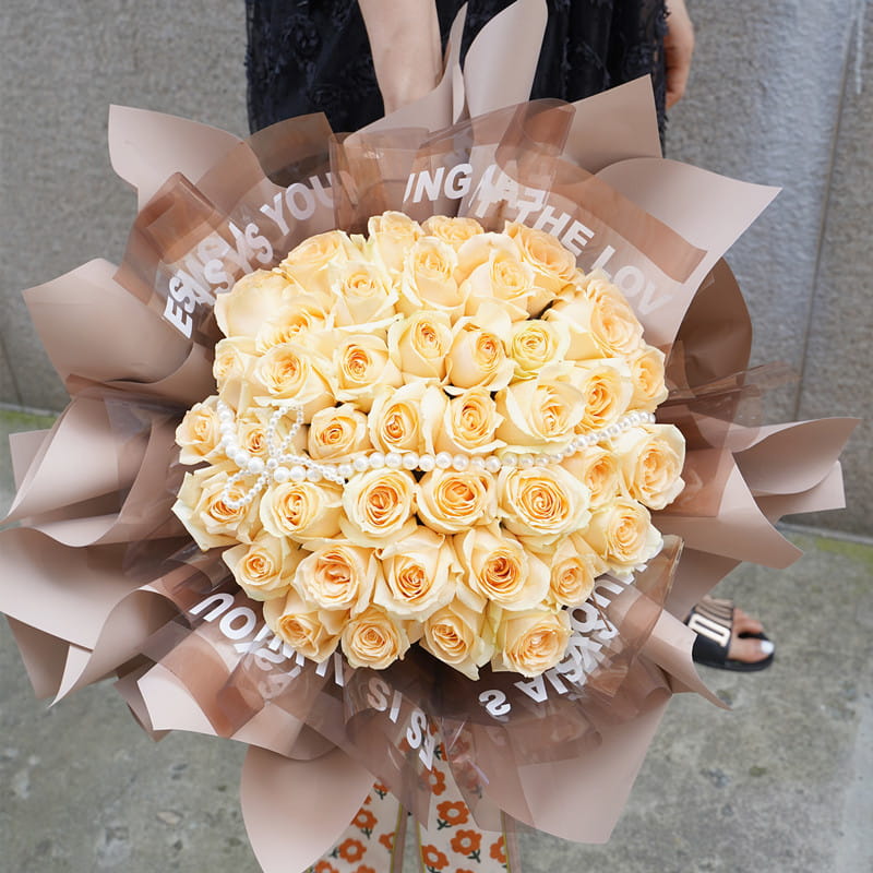 58*58cm Blumenverpackung aus Zellophan