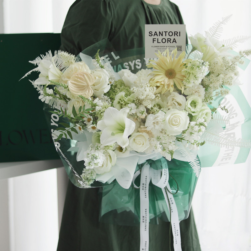 58*58cm Blumenverpackung aus Zellophan
