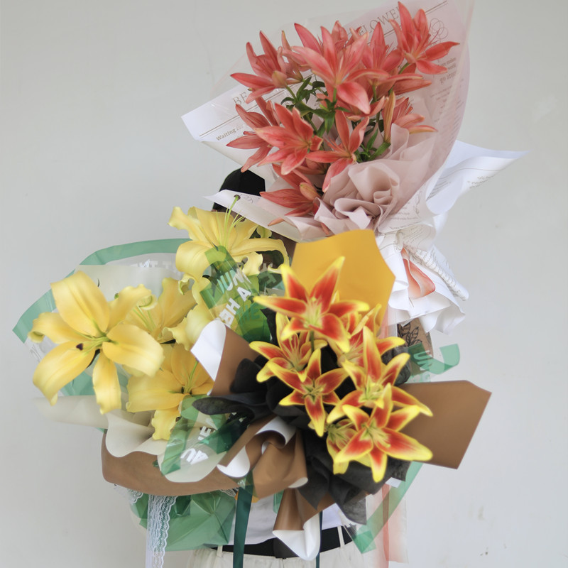 58*58cm Blumenverpackung aus Zellophan