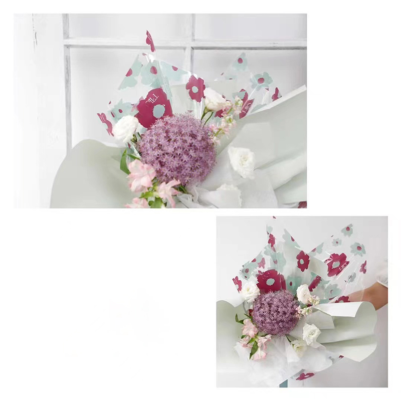 58 x 58 cm große wasserdichte Blumenwickelrolle aus Kunststoff