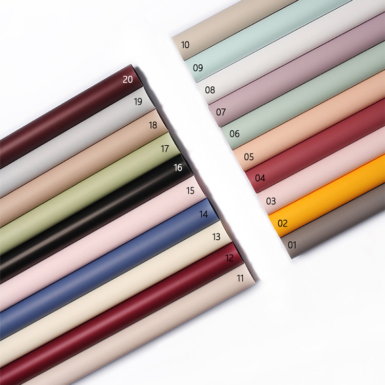 7,5 mm dicke Blumenverpackungsfolie aus Kunststoff