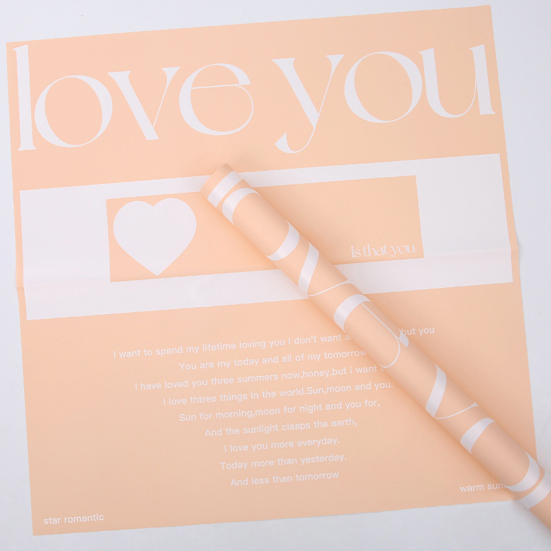 Eternal Cynthia Bouquet Geschenkpapier