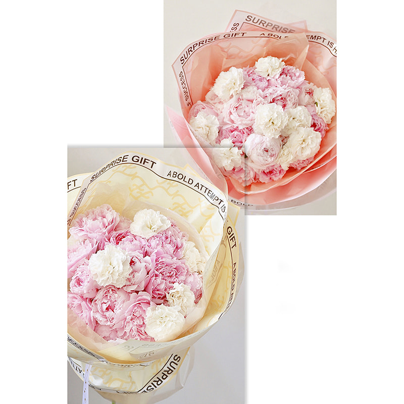 Blumenverpackungspapier der Marke Hera in verschiedenen Farben