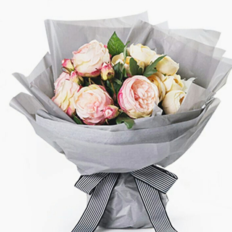 Buntes Schneebirnenpapier-Blumen-Geschenkpapier