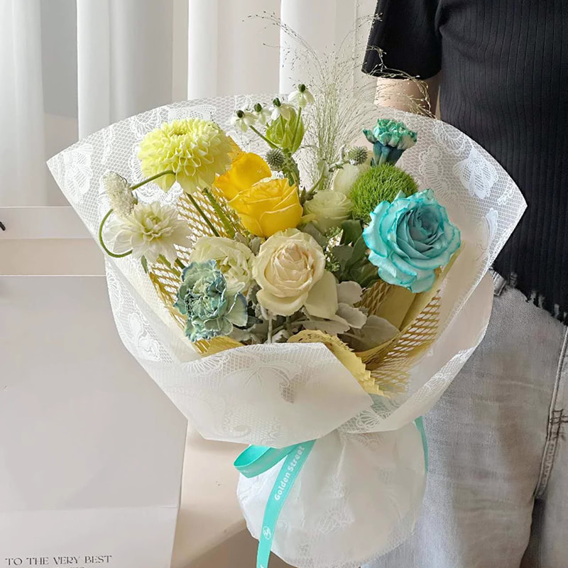 Nuosha-Blumen-Geschenkpapier in verschiedenen Mustern und Stilen