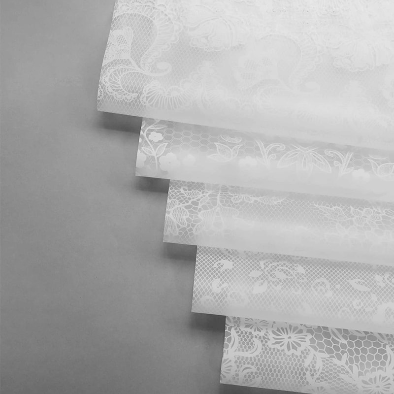 Nuosha-Blumen-Geschenkpapier in verschiedenen Mustern und Stilen