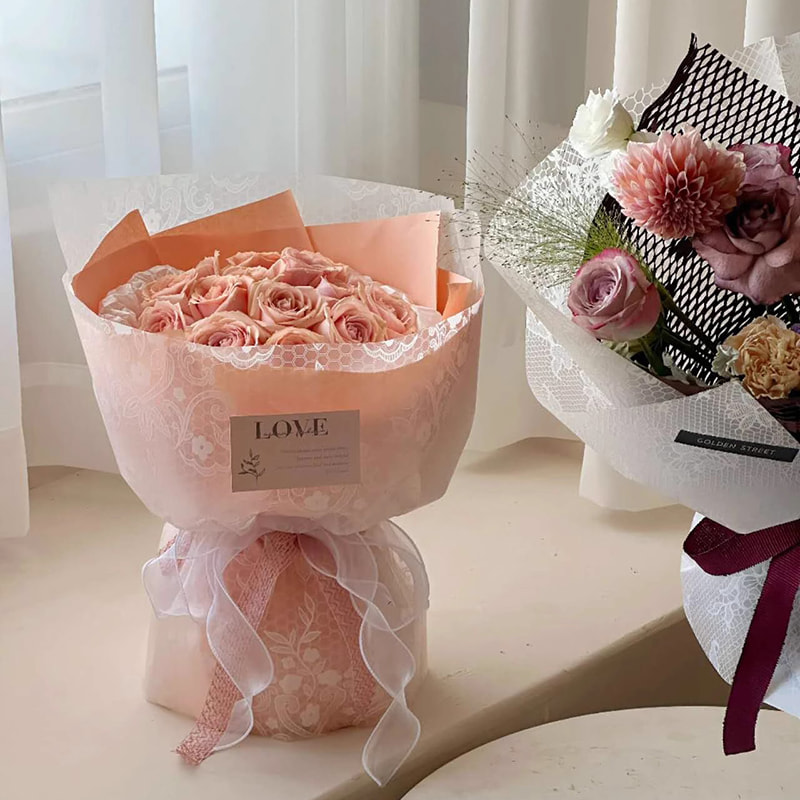 Nuosha-Blumen-Geschenkpapier in verschiedenen Mustern und Stilen