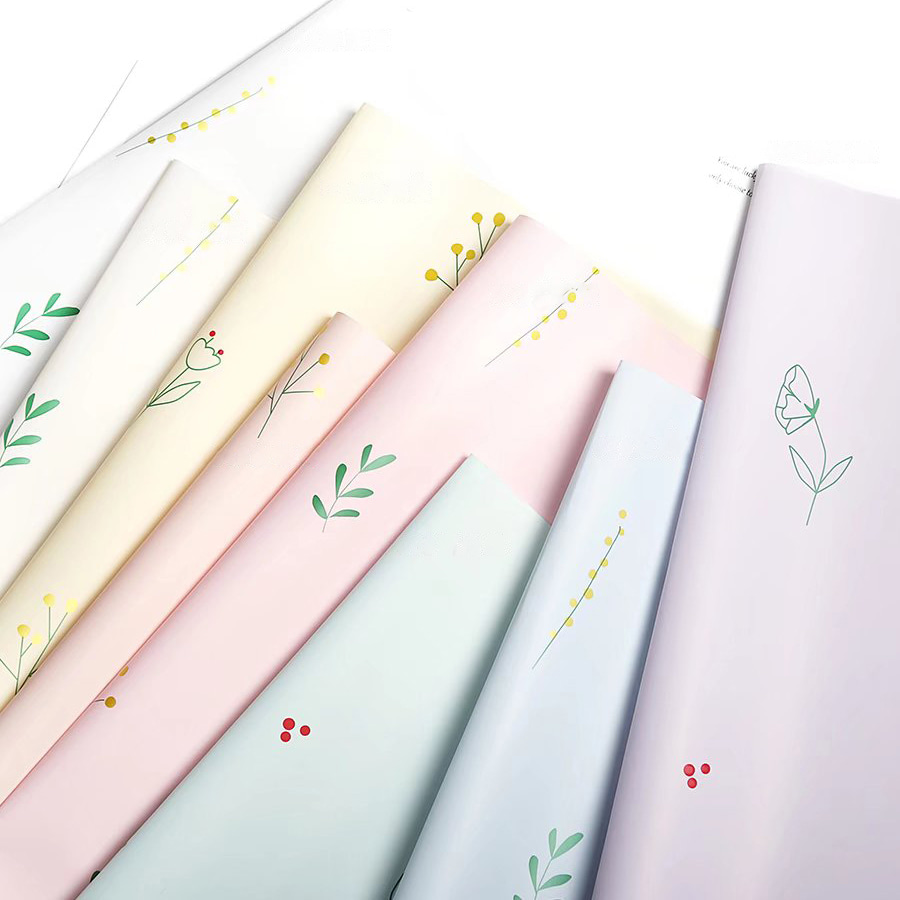 Antibeschlag- und feuchtigkeitsbeständige Verpackungsfolie für Blumensträuße aus Kunststoff