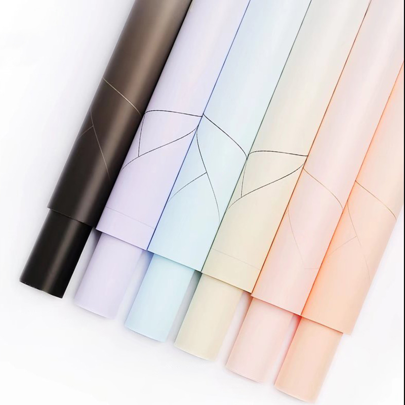 Verdicktes, undurchsichtiges Blumenpapier aus Kunststoff