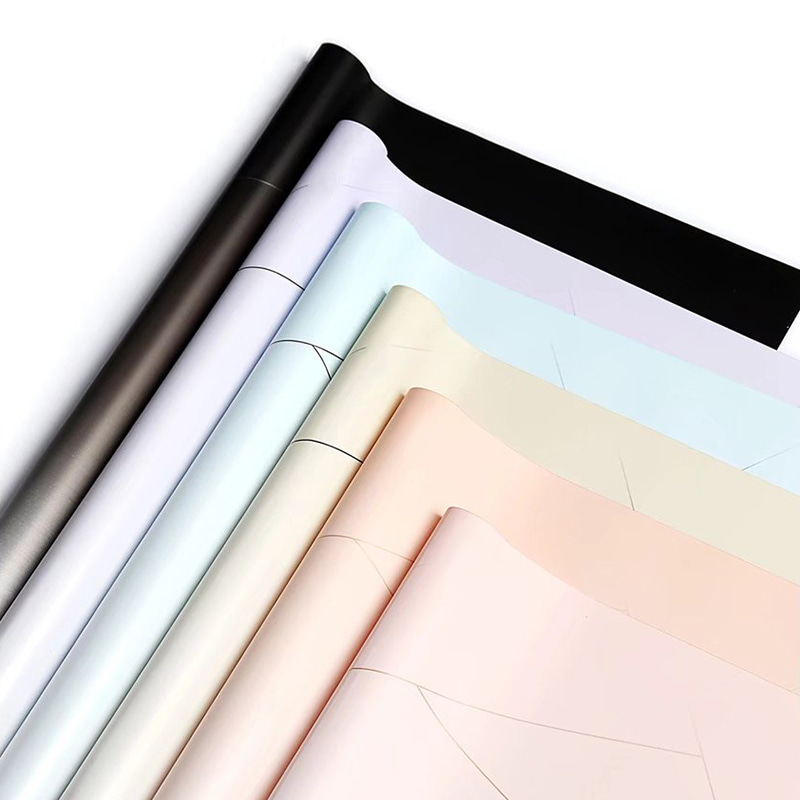 Verdicktes, undurchsichtiges Blumenpapier aus Kunststoff