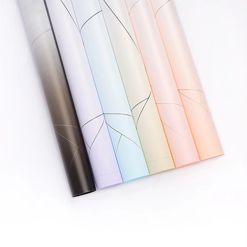 Verdicktes, undurchsichtiges Blumenpapier aus Kunststoff