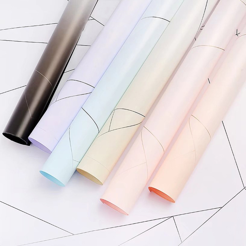 Verdicktes, undurchsichtiges Blumenpapier aus Kunststoff