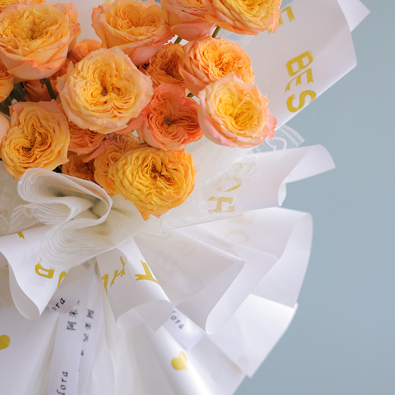 Durchscheinendes wasserfestes Blumenstrauß-Geschenkpapier