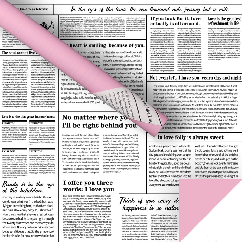 Englisches Zeitungsblumen-Geschenkpapier