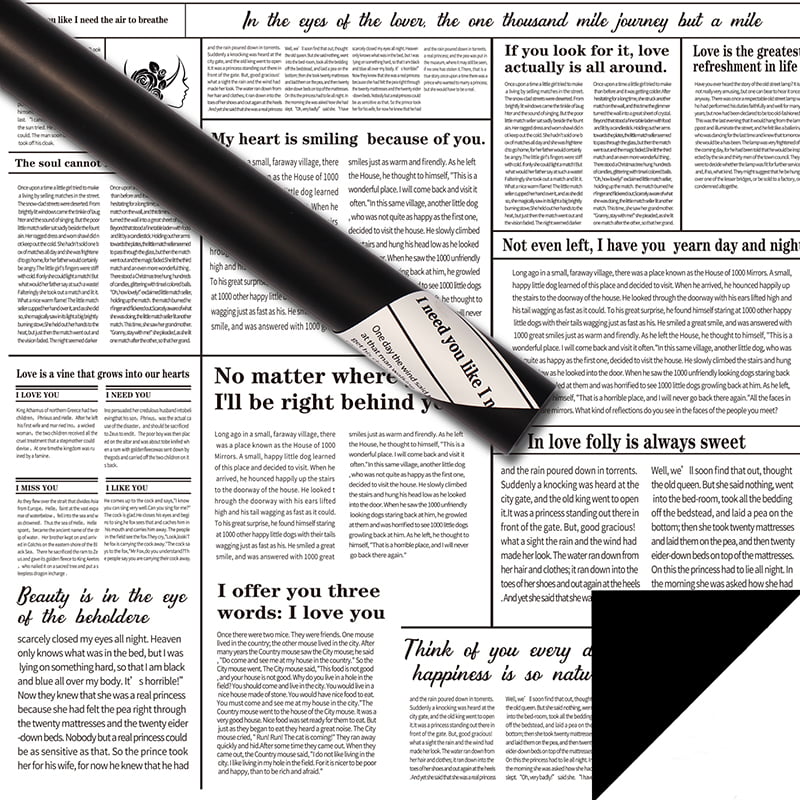Englisches Zeitungsblumen-Geschenkpapier