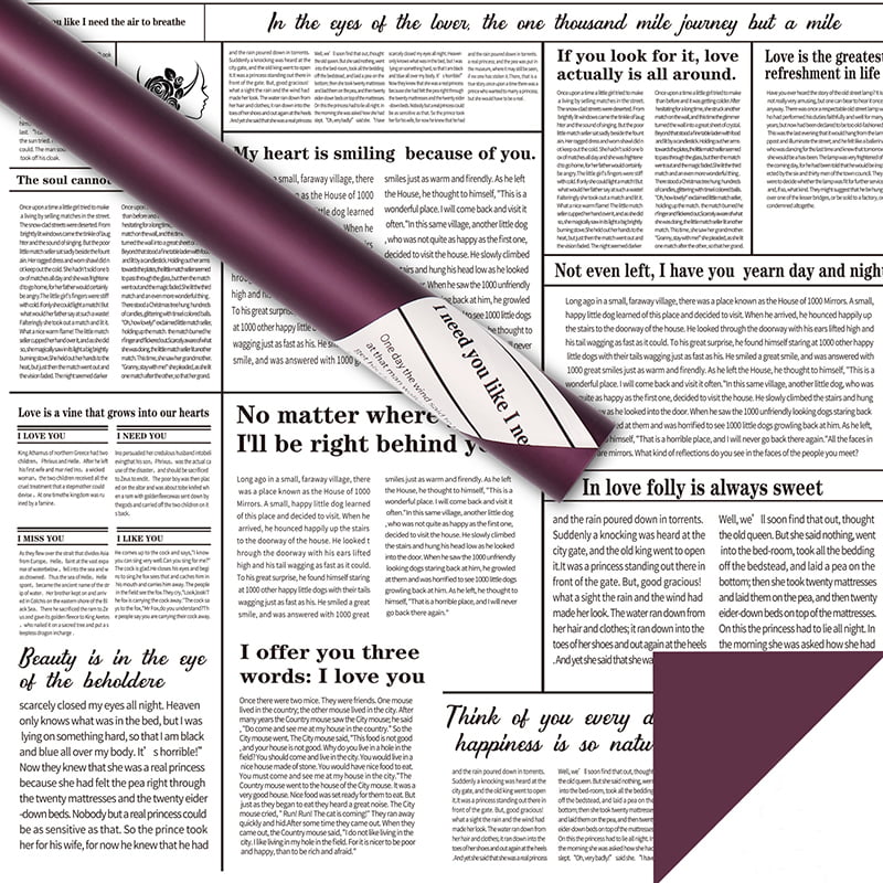 Englisches Zeitungsblumen-Geschenkpapier