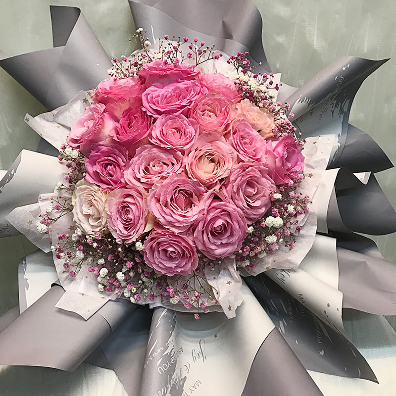 Wasserfestes Blumenpapier aus Kunststoff mit Marmormuster