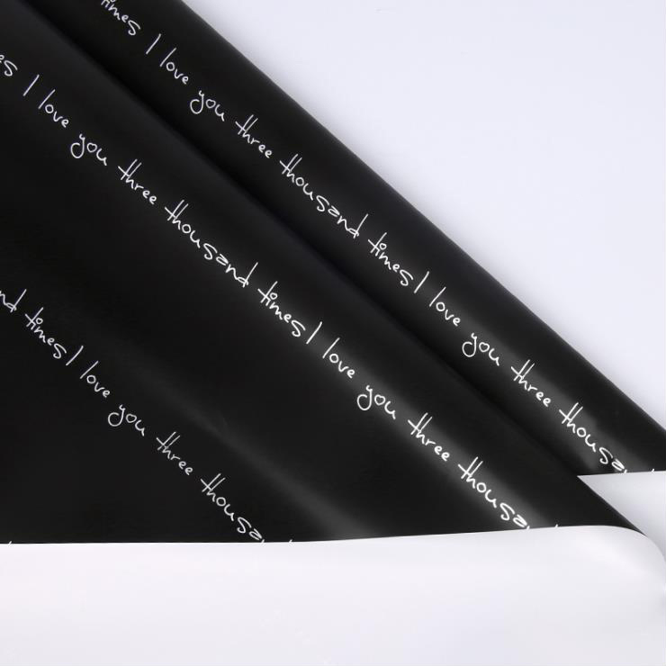 Bedrucktes romantisches Blumenstrauß-Geschenkpapier