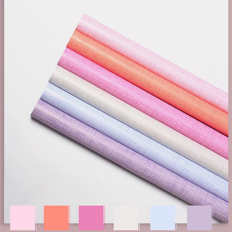 Einfaches strukturiertes Blumenstrauß-Geschenkpapier