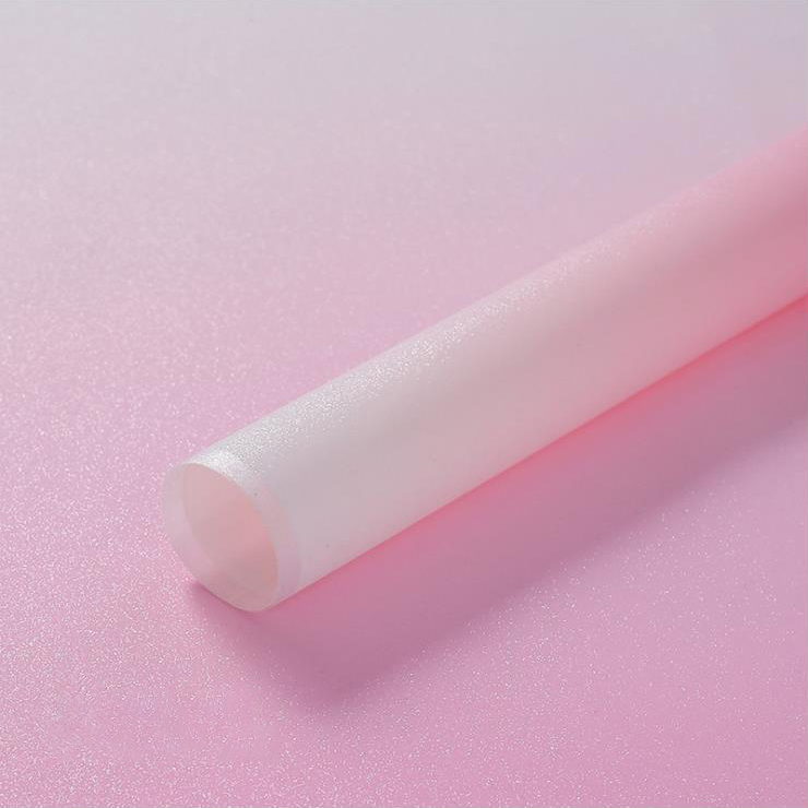Eisnebel-Geschenkpapier mit Farbverlaufsfolie für Blumenstrauß