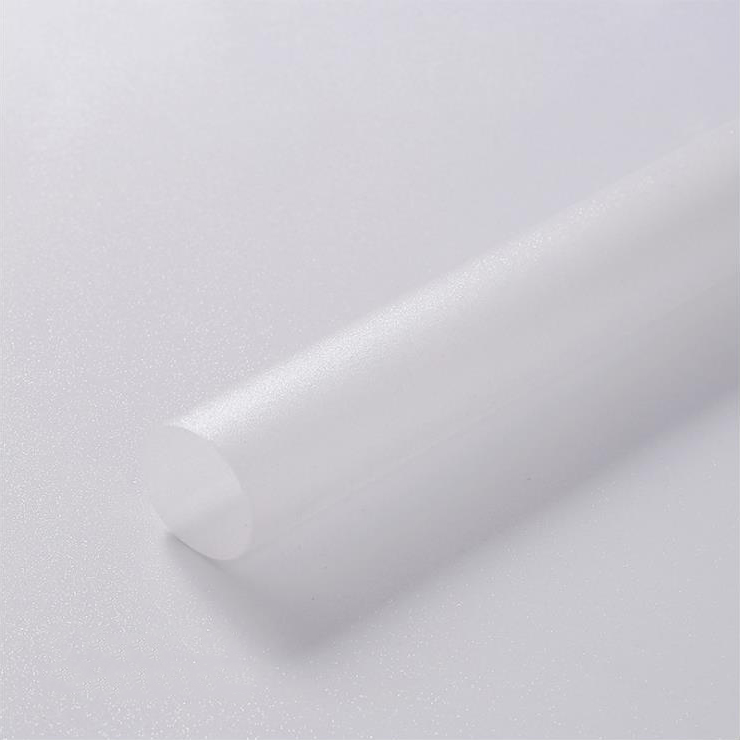 Eisnebel-Geschenkpapier mit Farbverlaufsfolie für Blumenstrauß